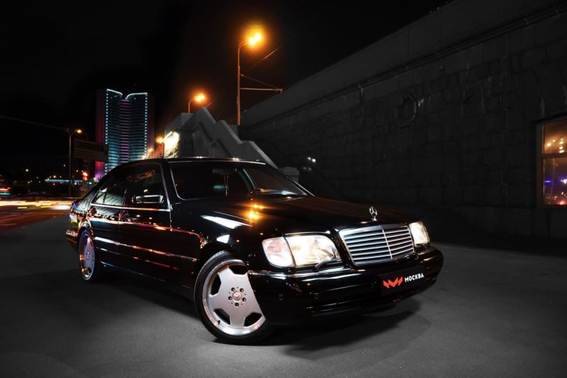 Mercedes Benz w140 s600 в бункере