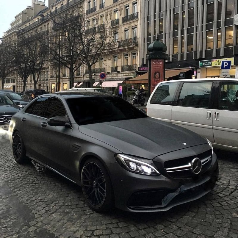 Mercedes Benz s63 AMG черный матовый