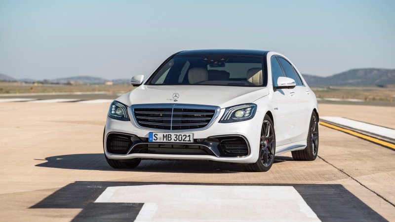 Мерседес s63 AMG w222 белый