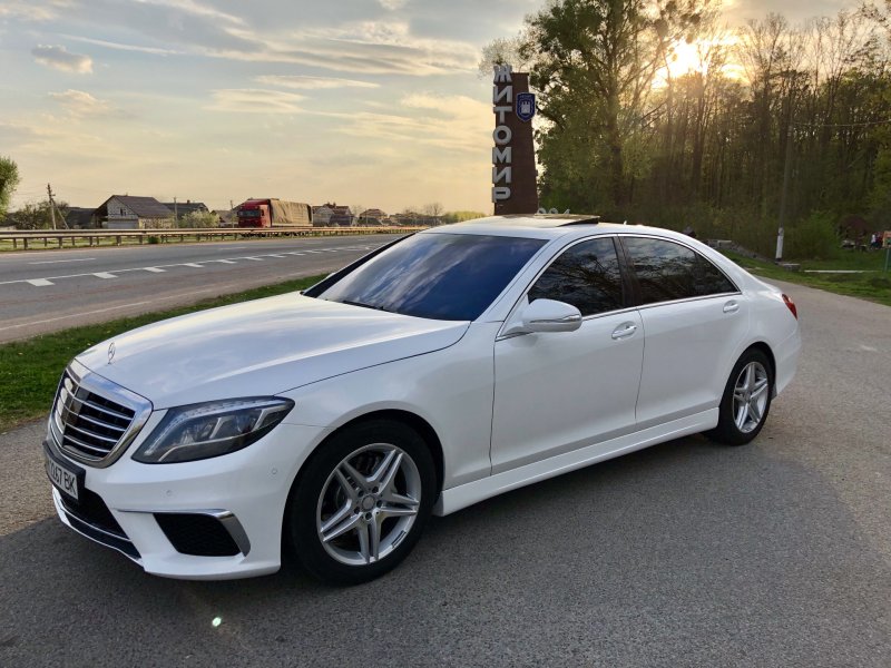 Мерседес s63 w222 белый