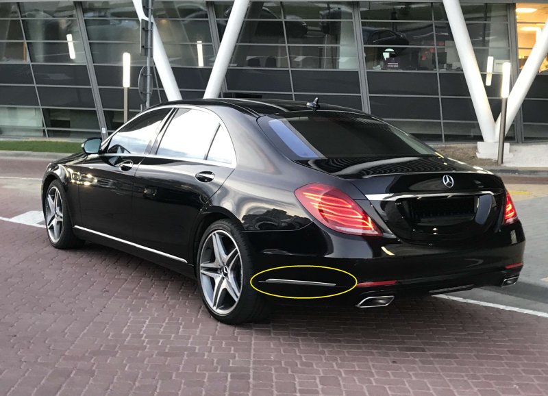 W222 Mercedes белый