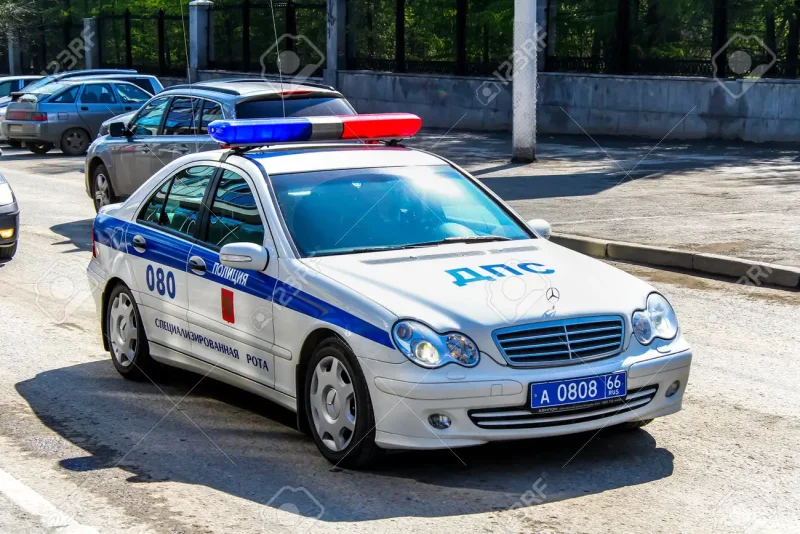 Mercedes w204 полиция