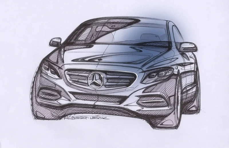 Mercedes Benz w205 чертеж