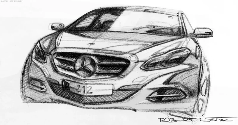 Mercedes-Benz e-class 2022 скетч
