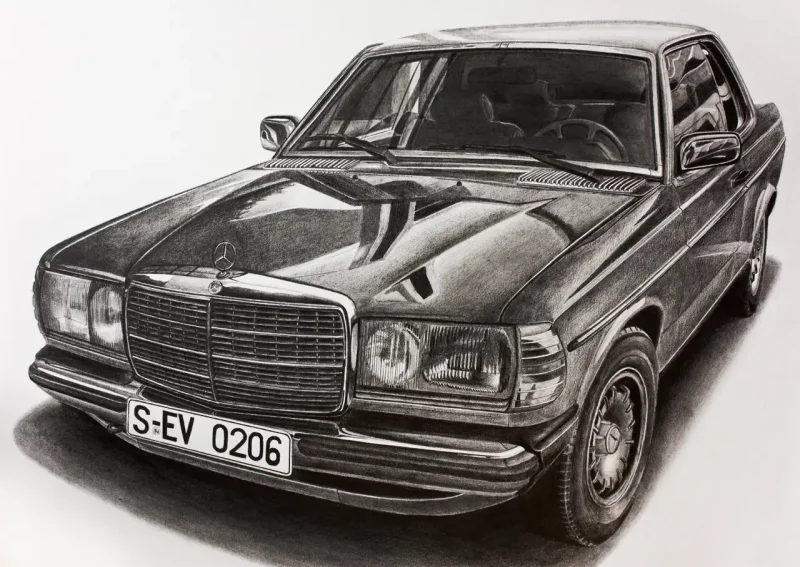 W123 Mercedes волчок