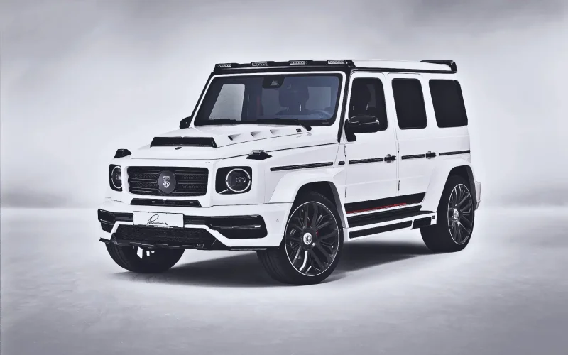 Мерседес-Бенц g 63 AMG белый