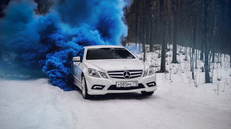 Mercedes-Benz e-class зима