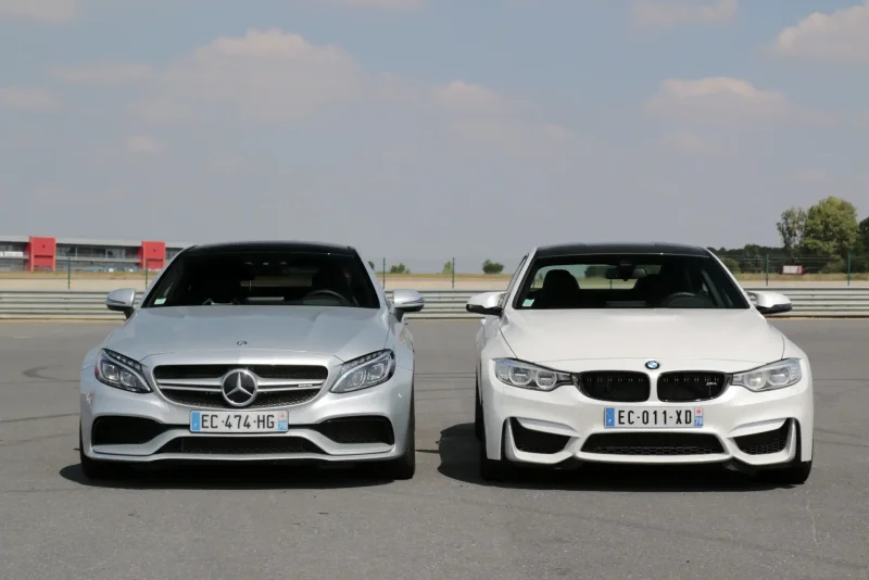 BMW m5 vs Mercedes c63 AMG