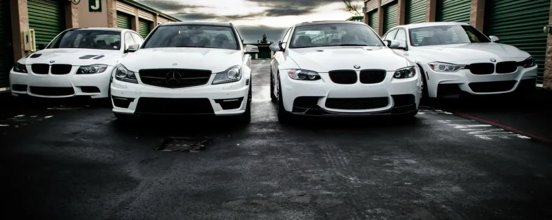 BMW e60 и Mercedes c63 ава