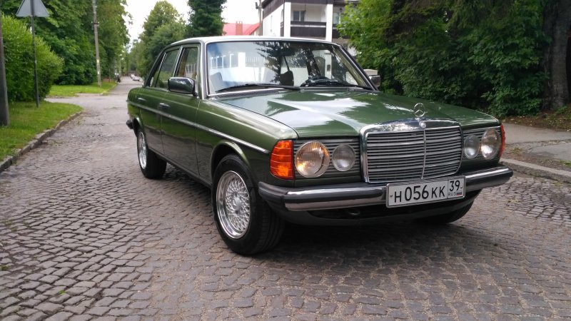 Мерседес w123 белый