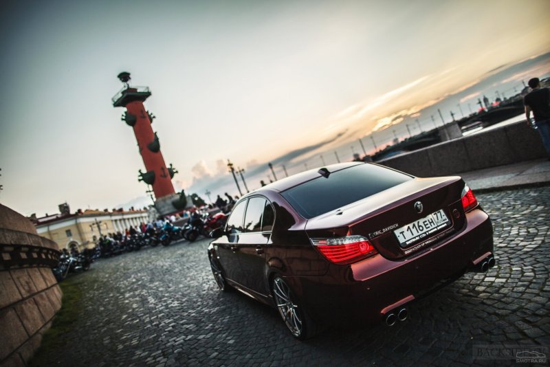 BMW 5 e60 тень