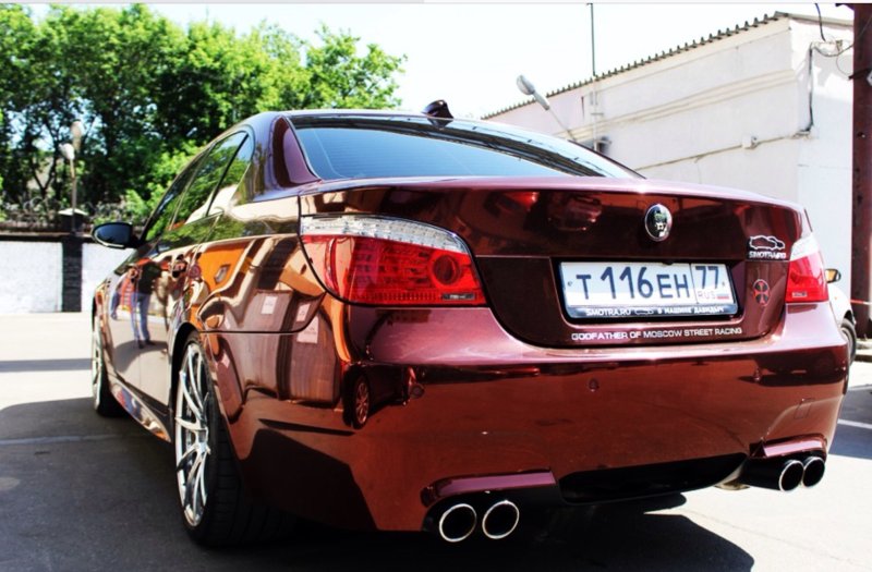 BMW m5 e60 тень