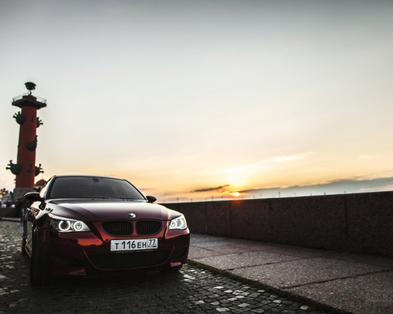 BMW m5 тень