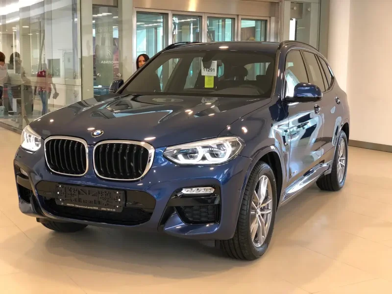 BMW x3 g01 синяя
