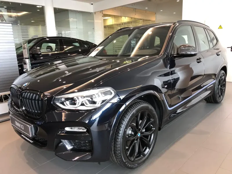 BMW x3 g01 черный сапфир