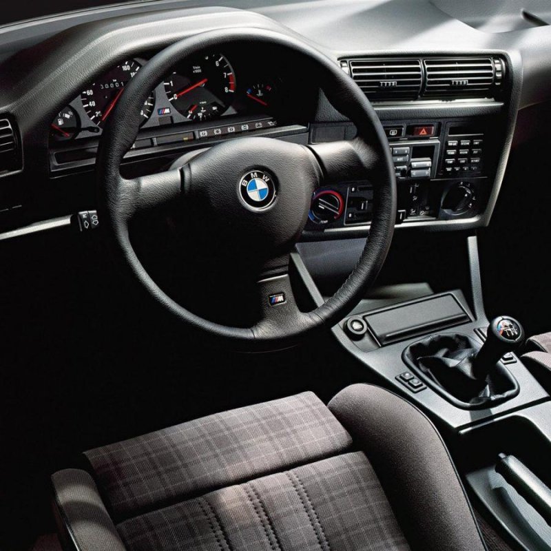BMW e36 салон ночью