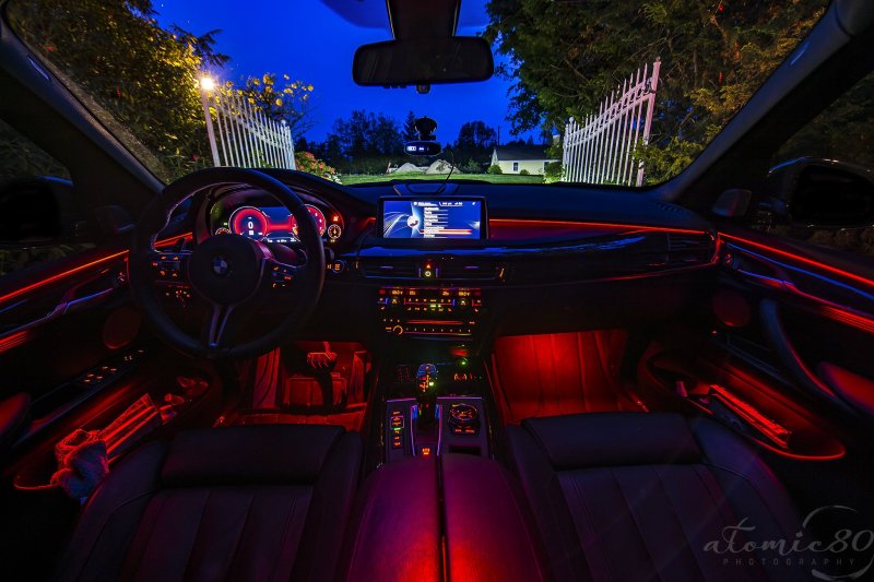 BMW m5 f90 салон подсветка