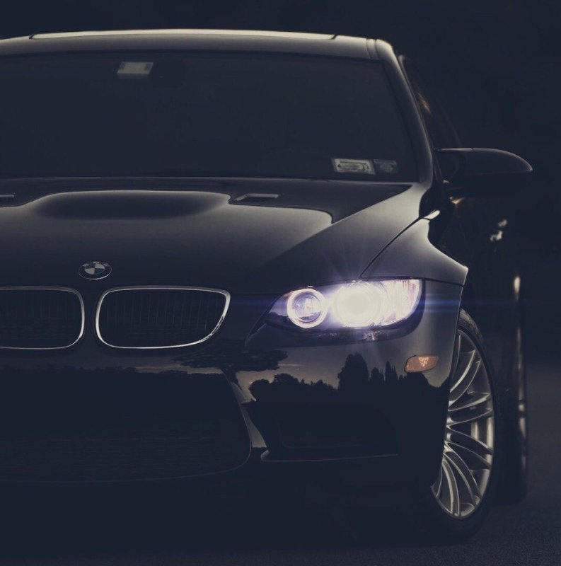 BMW m3 в темноте
