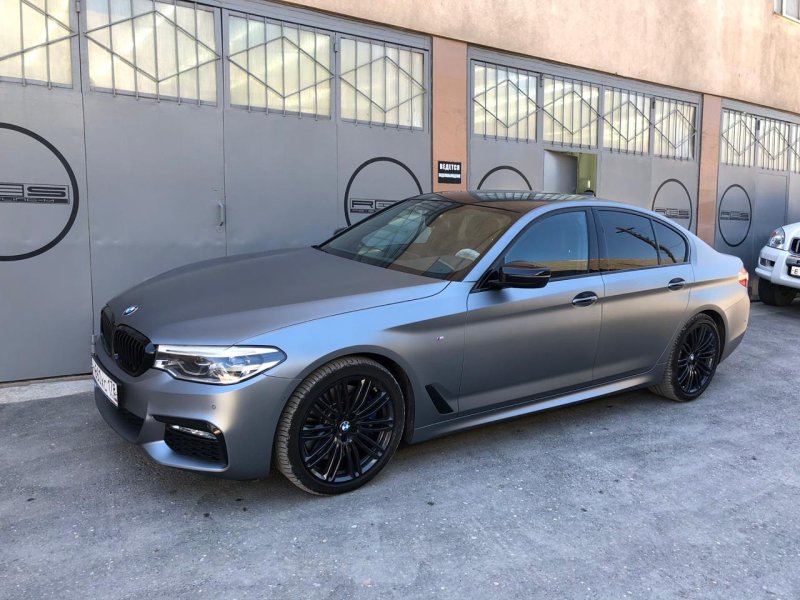 BMW g30 матовый серый