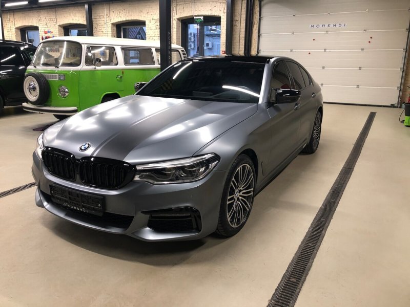BMW g30 матовый серый