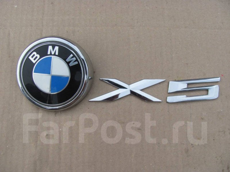 BMW e53 эмблема багажника