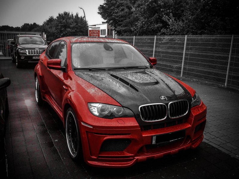 BMW x6 m Hamann Red