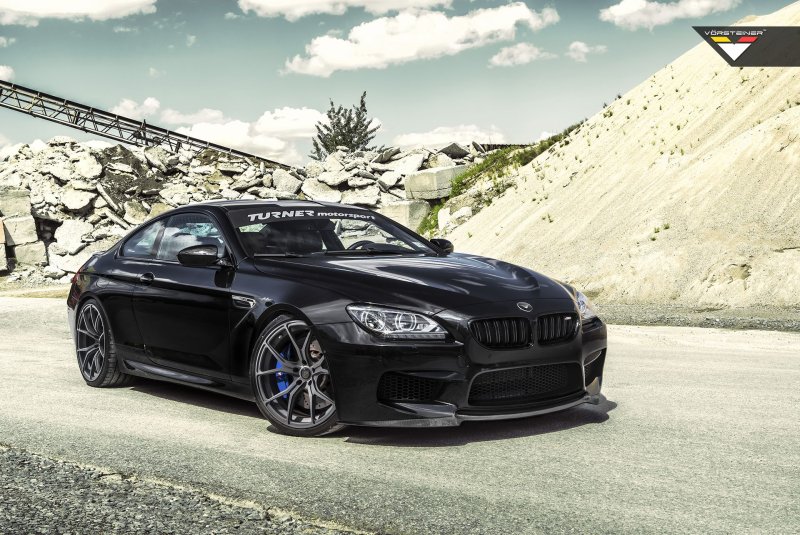 BMW m6 f13 черная