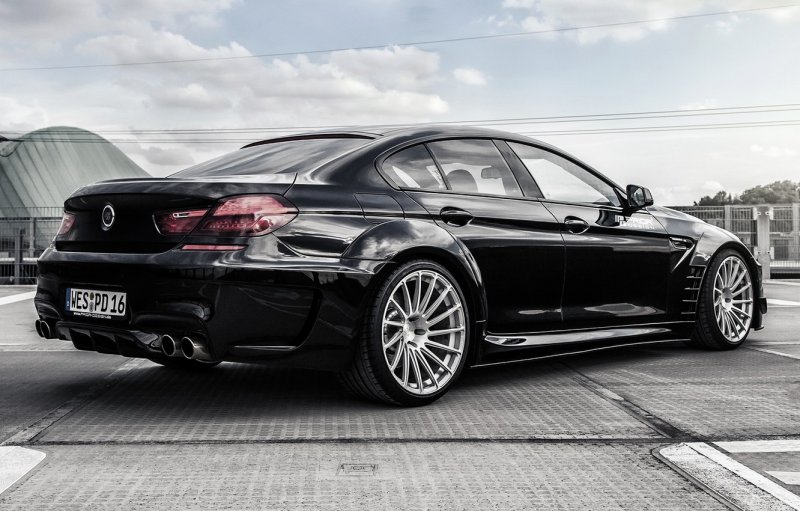 Black Tuning BMW m6 Gran Coupe