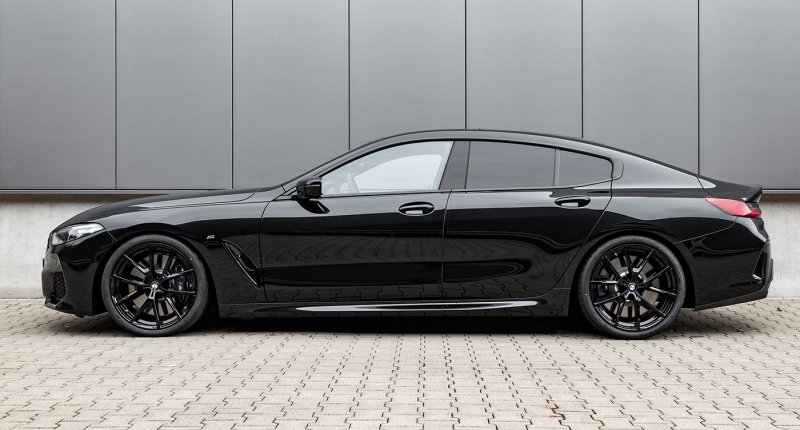 BMW м8 Gran Coupe чёрная