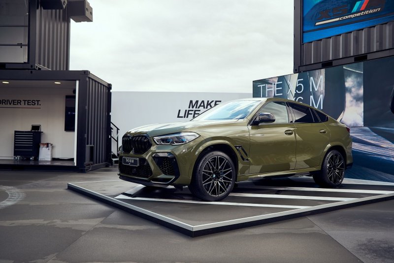BMW x6m Urban Green