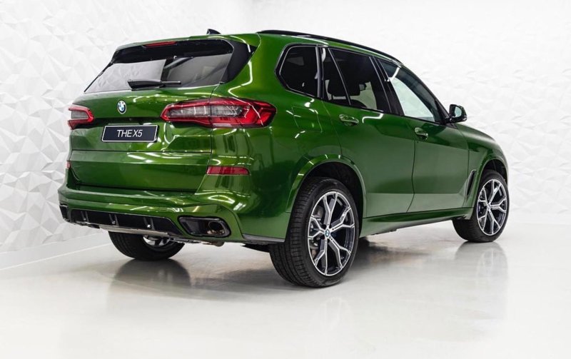 BMW x5 f15 зеленый