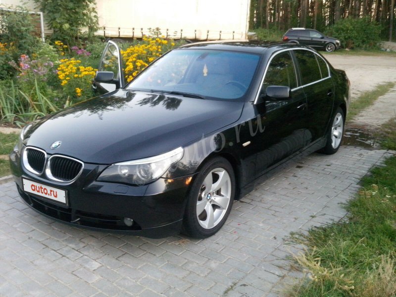 BMW 5 e60 2005 черный