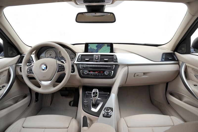 BMW f30 салон белый