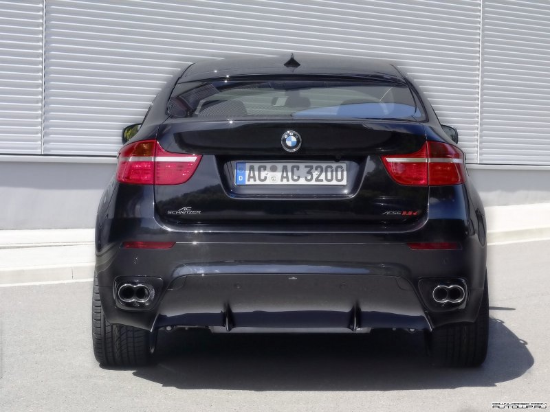 BMW x6 сзади