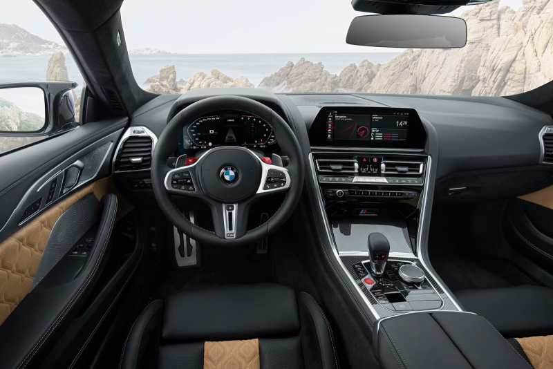 BMW m8 2021 салон