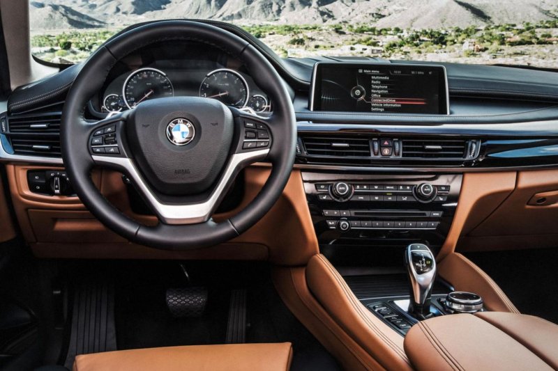 BMW x6 2015 салон