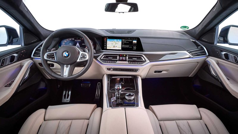 BMW x6 m 2021 салон
