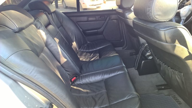 BMW e34 белый салон