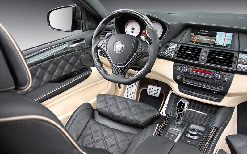 BMW x6 e70 салон