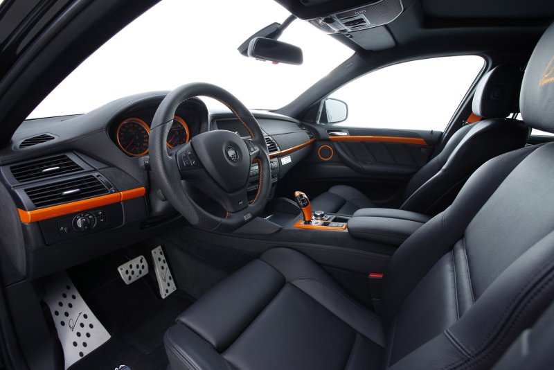 BMW x6 салон черный