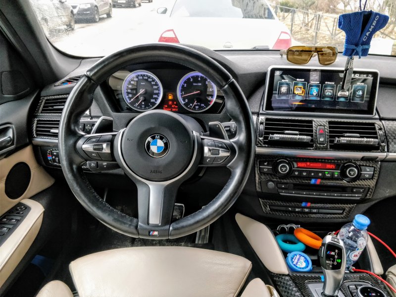 BMW e71 салон