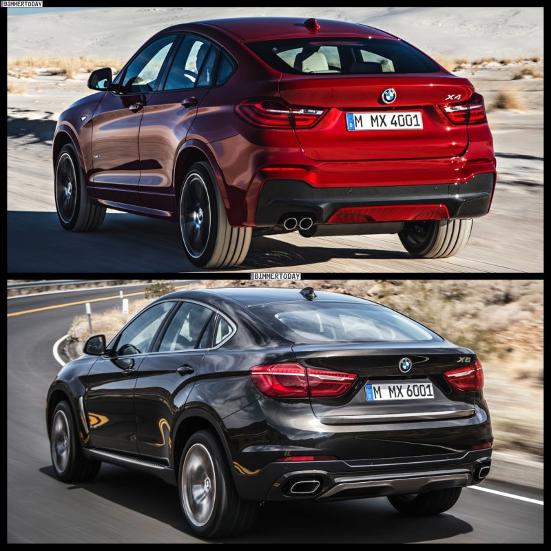 BMW x4 vs BMW x6