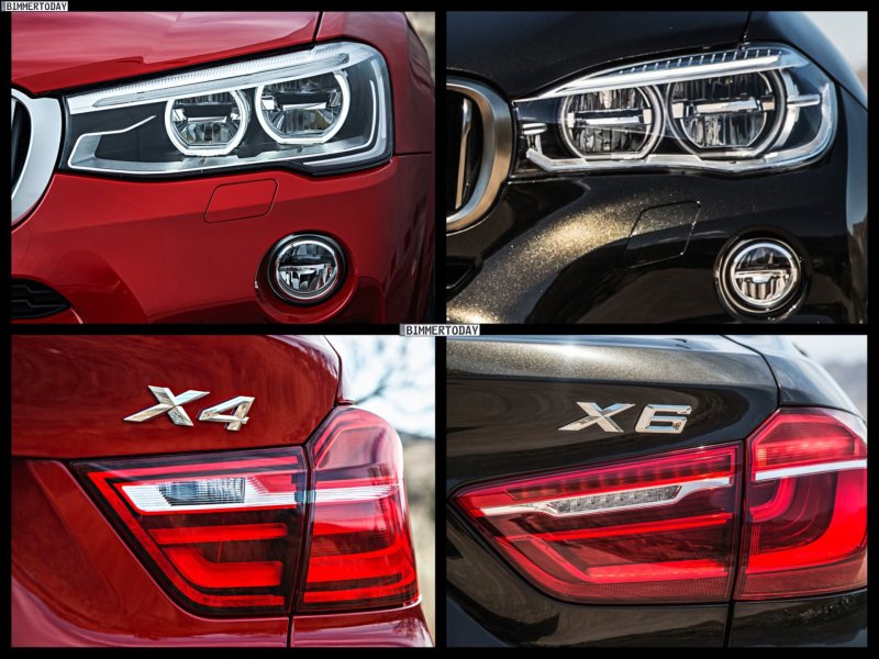 BMW x4 vs x6