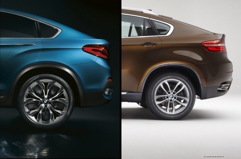 BMW x6 и x4 разница