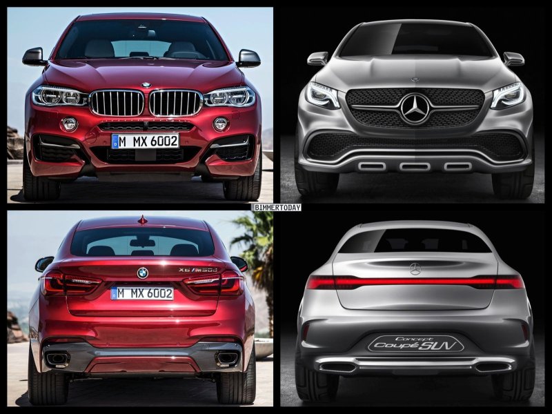 Mercedes vs BMW x6