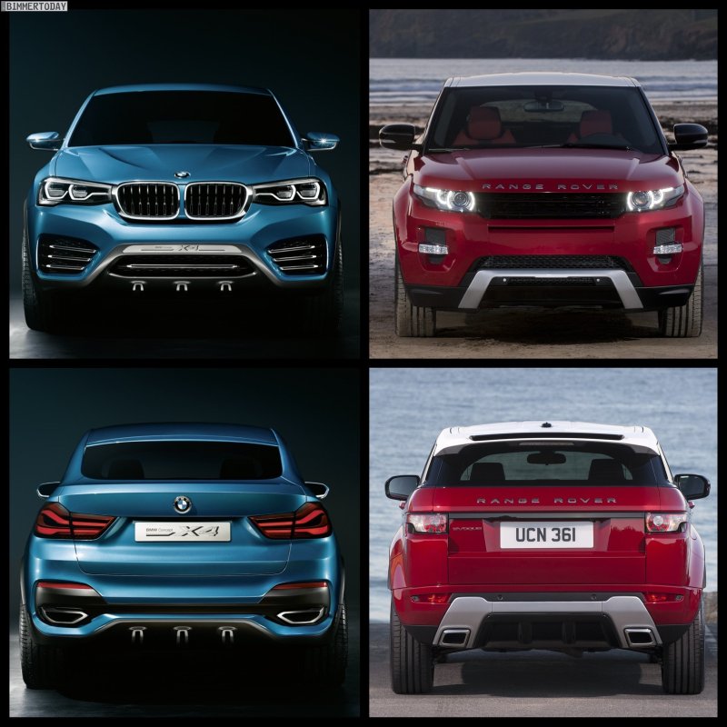 BMW x4 vs range Rover Evoque