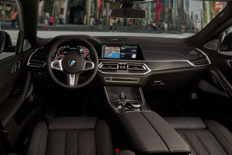BMW x6 салон