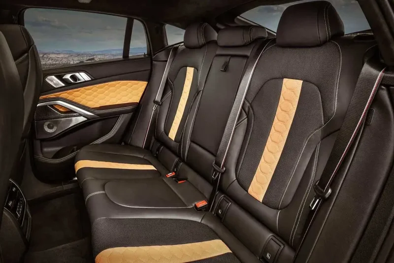 BMW x6m белый салон
