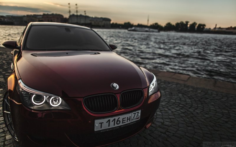 BMW 5 e60 тень