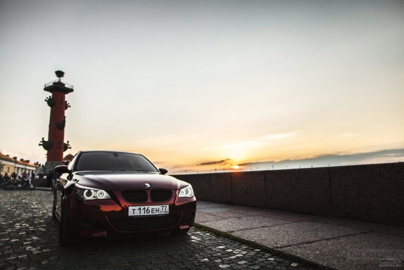 BMW e60 тень